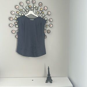 Bluish gray blouse. Size=Medium